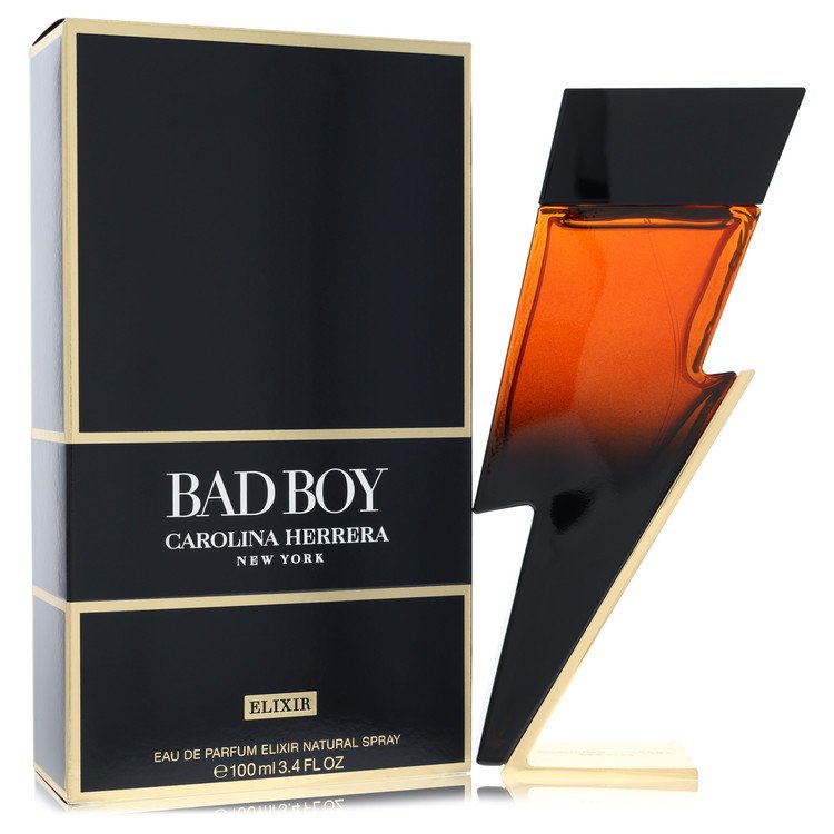 Bad Boy Elixir by Carolina Herrera Eau De Parfum Spray 3.4 oz for Men - Fragrance Spice