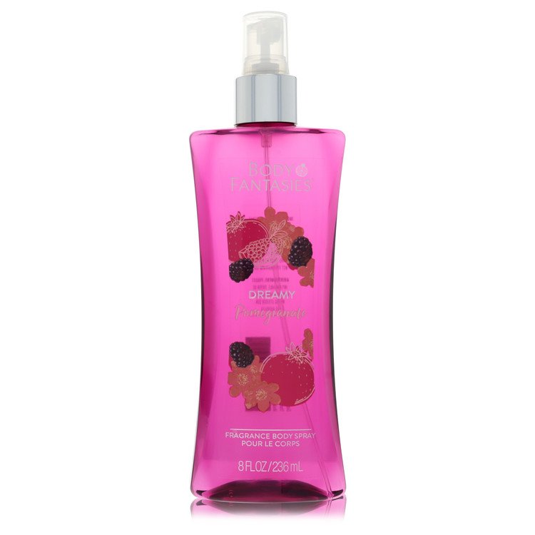 Body Fantasies Dreamy Pomegranate by Parfums De Coeur Body Spray 8 oz for Women - Fragrance Spice