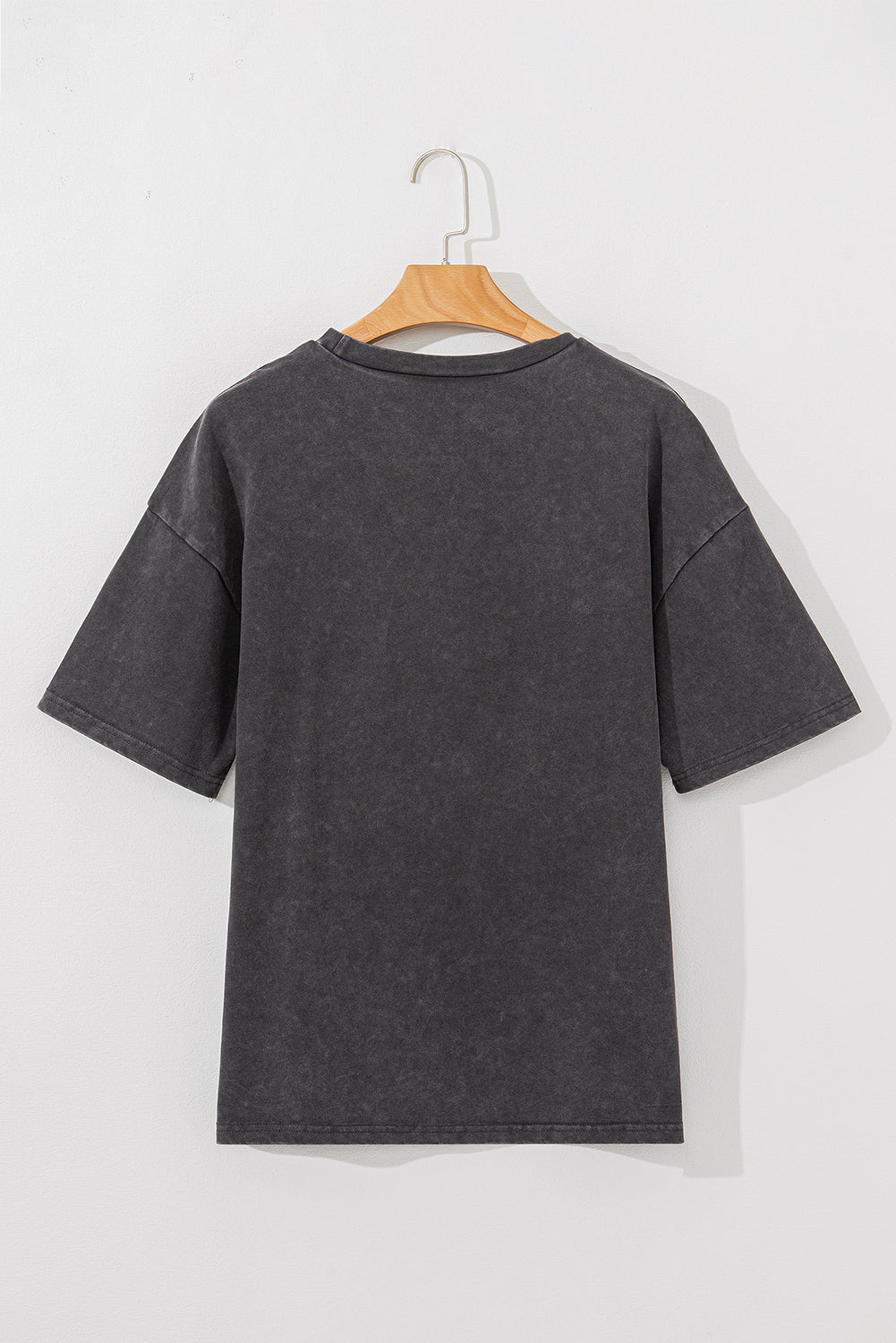 Cheetah Mineral Wash Round Neck Half Sleeve T-Shirt - Fragrance Spice