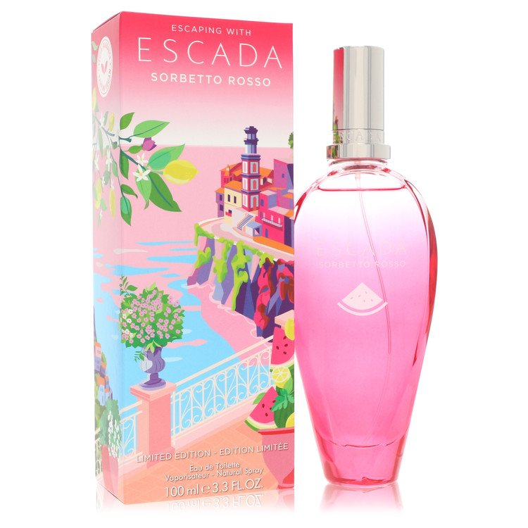 Escada Sorbetto Rosso by Escada Eau De Toilette Spray (Limited Edition) 3.3 oz for Women - Fragrance Spice