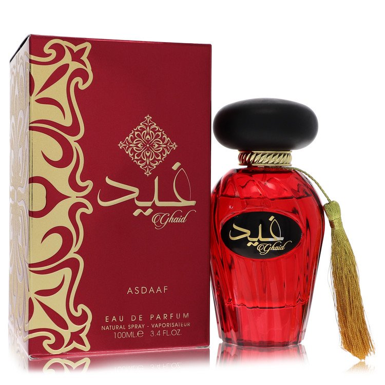Ghaid by Asdaaf Eau De Parfum Spray (Unisex) 3.4 oz for Women - Fragrance Spice