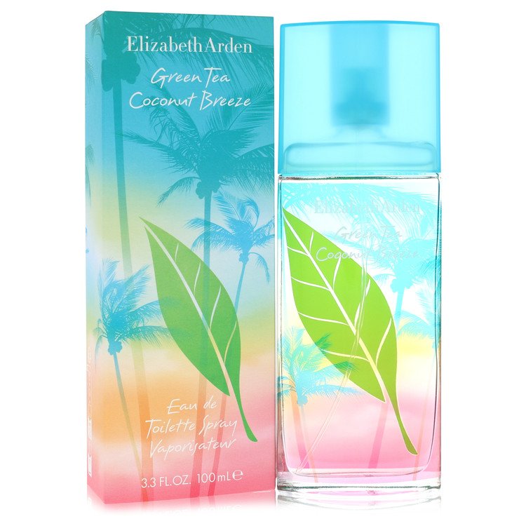Green Tea Coconut Breeze by Elizabeth Arden Eau De Toilette Spray 3.3 oz for Women - Fragrance Spice