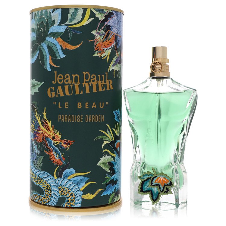 Jean Paul Gaultier Le Beau Paradise Garden by Jean Paul Gaultier Eau De Parfum Spray 2.5 oz for Men - Fragrance Spice