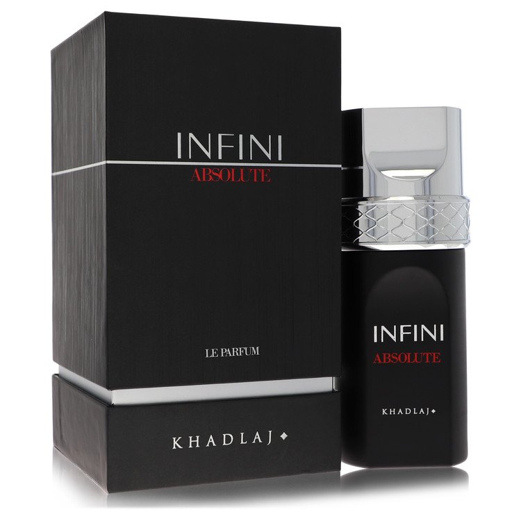 Khadlaj Infini Absolute Le Parfum by Khadlaj Eau De Parfum Spray (Unisex) 3.4 oz for Men - Fragrance Spice