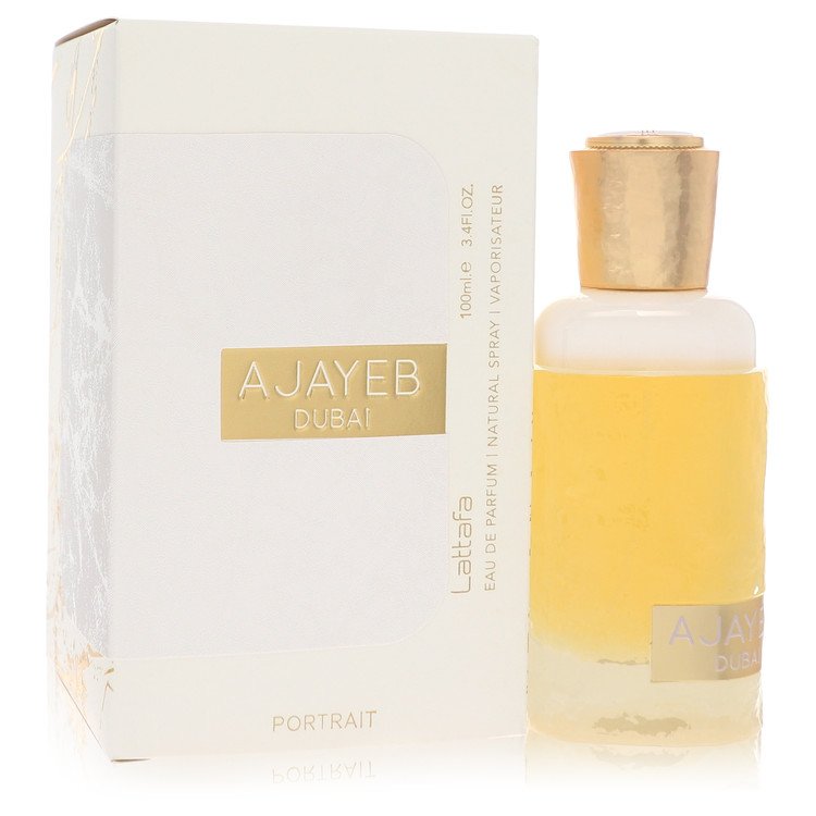 Lattafa Ajayeb Dubai Portrait by Lattafa Eau De Parfum Spray (Unisex) 3.4 oz for Men - Fragrance Spice