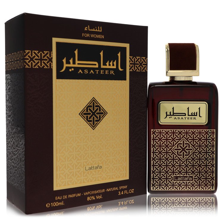 Lattafa Asateer by Lattafa Eau De Parfum Spray 3.4 oz for Women - Fragrance Spice