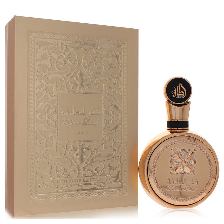 Lattafa Fakhar Gold by Lattafa Eau De Parfum Spray (Unisex) 3.4 oz for Men - Fragrance Spice
