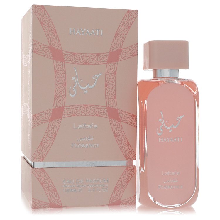 Lattafa Hayaati Florence by Lattafa Eau De Parfum Spray (Unisex) 3.4 oz for Men - Fragrance Spice