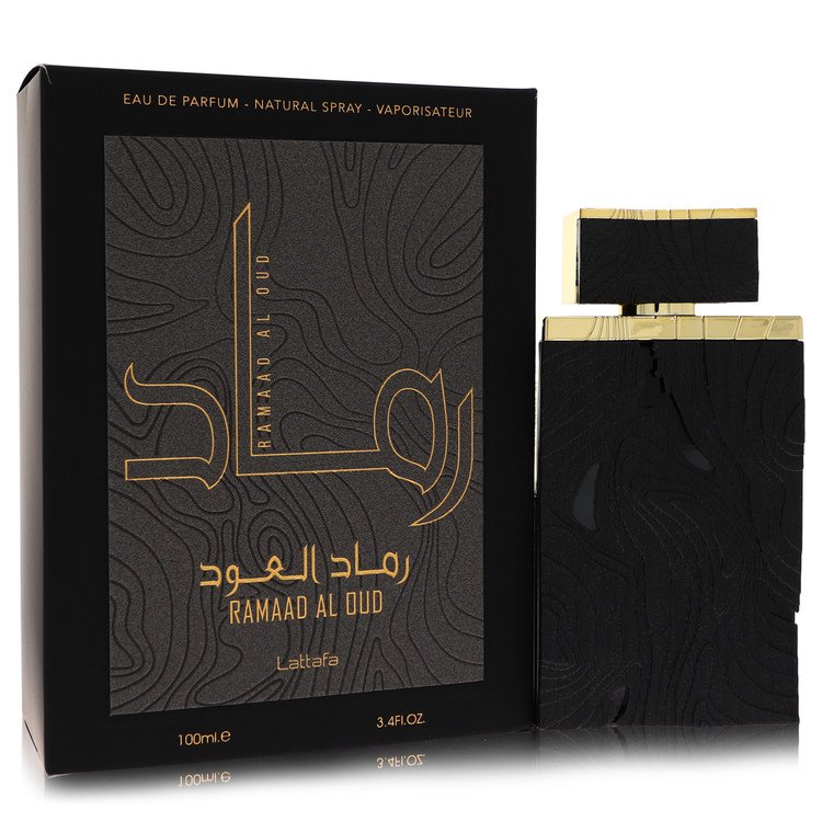 Lattafa Ramaad Al Oud by Lattafa Eau De Parfum Spray (Unisex) 3.4 oz for Men - Fragrance Spice