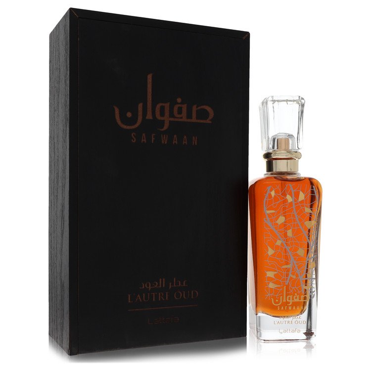 Lattafa Safwaan L'autre Oud by Lattafa Eau De Parfum Spray (Unisex) 3.4 oz for Men - Fragrance Spice