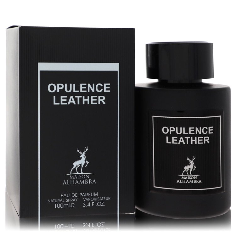 Maison Alhambra Opulence Leather by Maison Alhambra Eau De Parfum Spray 3.4 oz for Men - Fragrance Spice