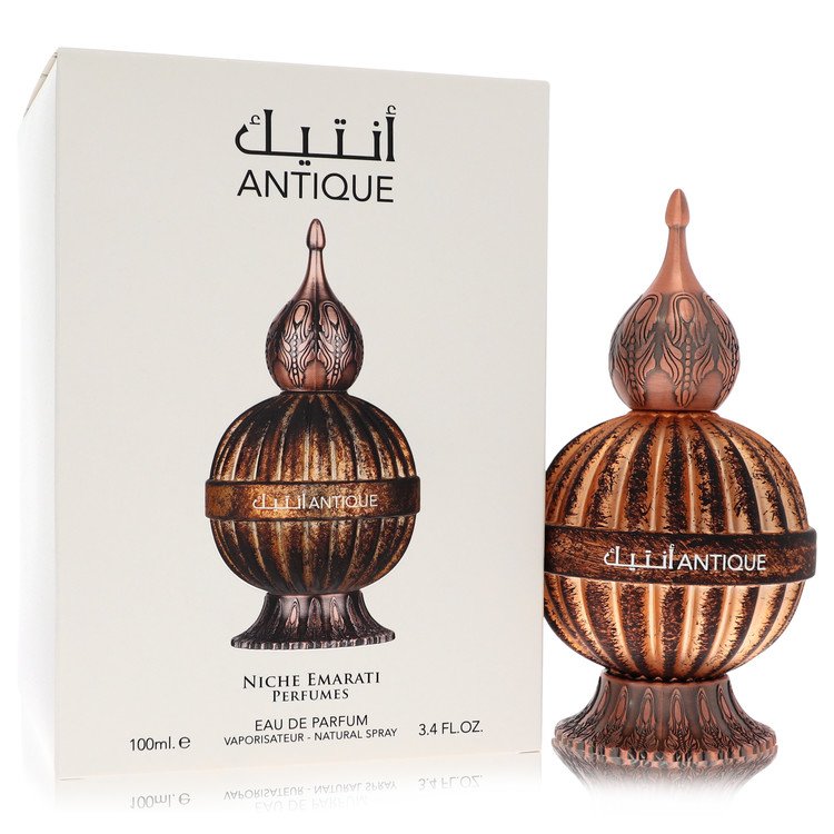Niche Emarati Antique by Lattafa Eau De Parfum Spray (Unisex) 3.4 oz for Women - Fragrance Spice