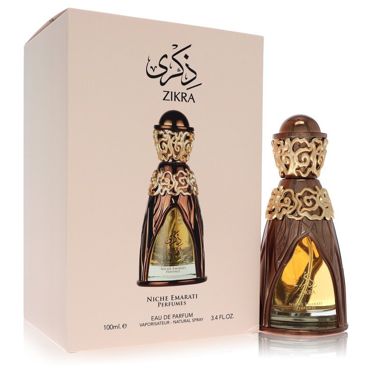 Niche Emarati Zikra by Lattafa Eau De Parfum Spray (Unisex) 3.4 oz for Women - Fragrance Spice