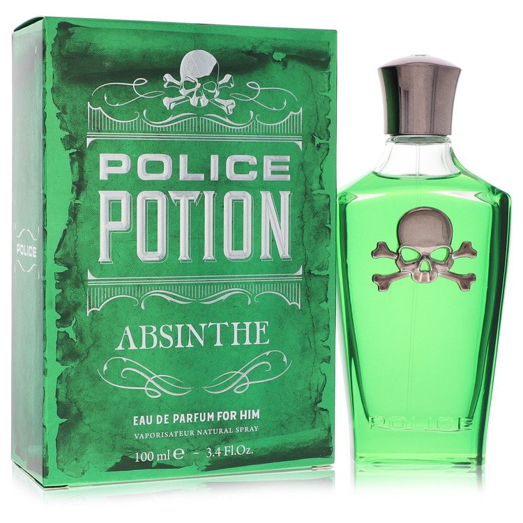 Police Potion Absinthe by Police Colognes Eau De Parfum Spray 3.4 oz for Men - Fragrance Spice