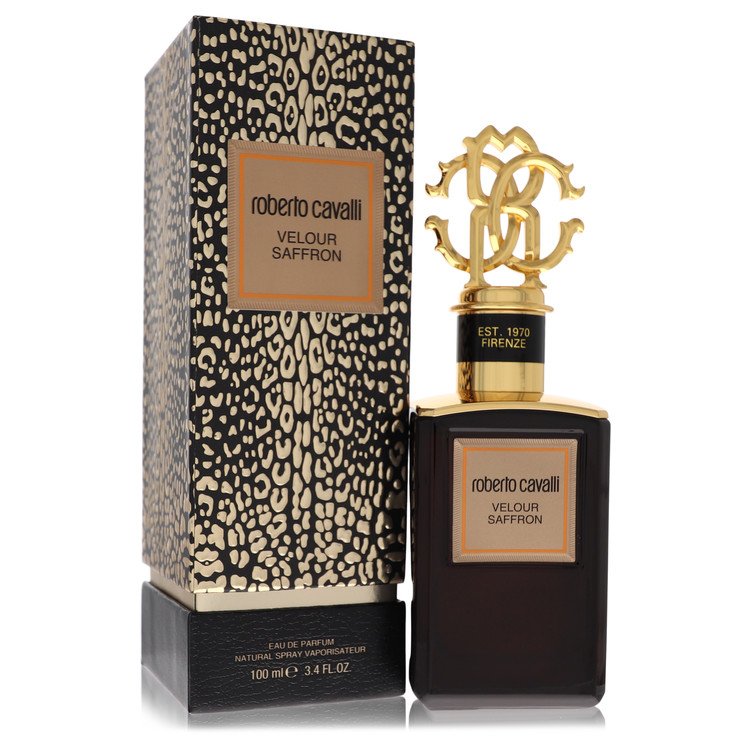 Roberto Cavalli Velour Saffron by Roberto Cavalli Eau De Parfum Spray 3.4 oz for Men - Fragrance Spice