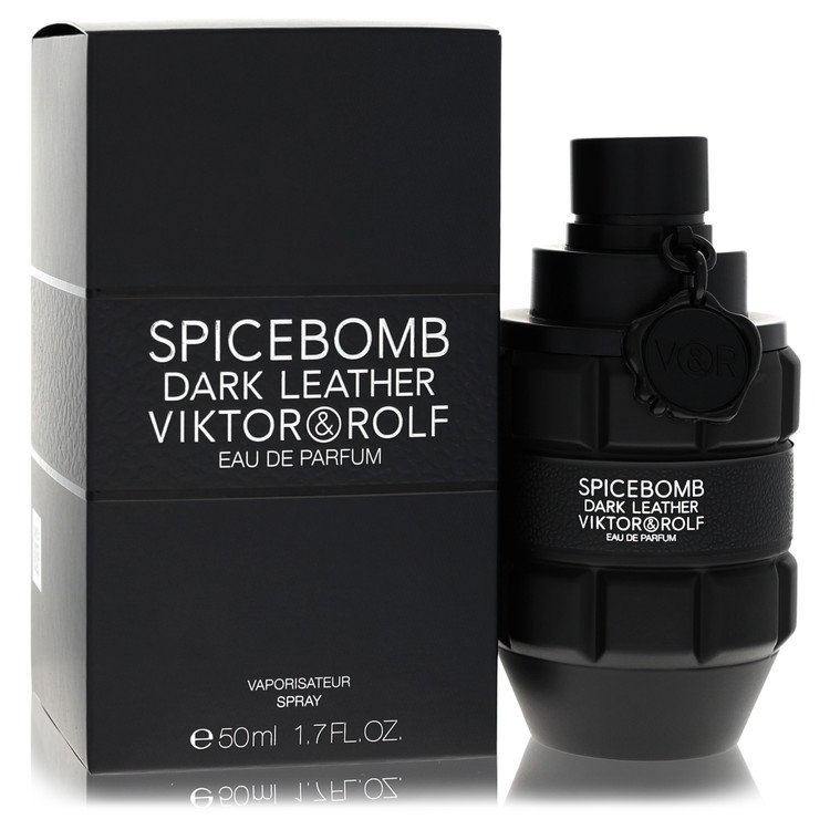 Spicebomb Dark Leather by Viktor & Rolf Eau De Parfum Spray 1.7 oz for Men - Fragrance Spice