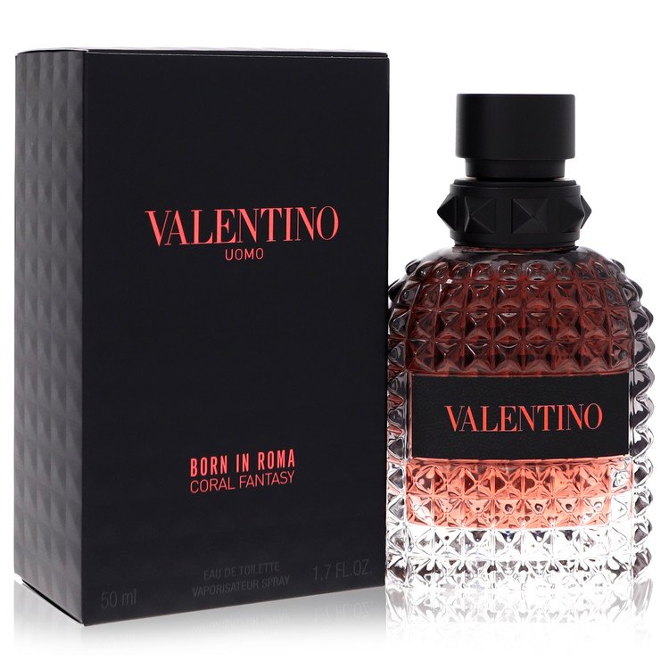 Valentino Uomo Born in Roma Coral Fantasy by Valentino Eau De Toilette Spray 3.4 oz for Men - Fragrance Spice
