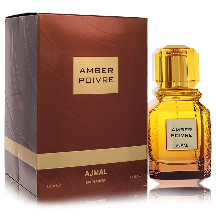 Amber Poivre by Ajmal Eau De Parfum Spray (Unisex) 3.4 oz for Men - Fragrance Spice