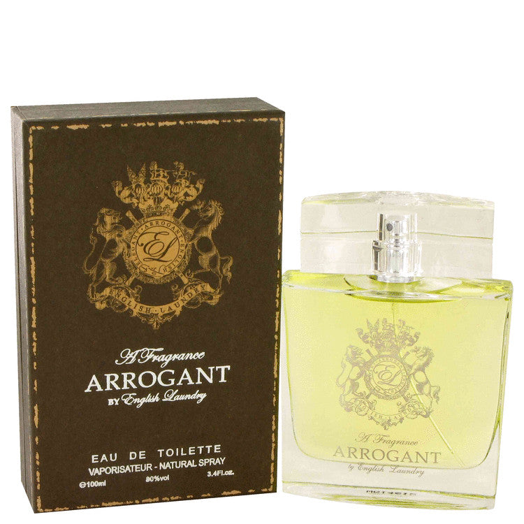Arrogant by English Laundry Eau De Toilette Spray 3.4 oz for Men - Fragrance Spice