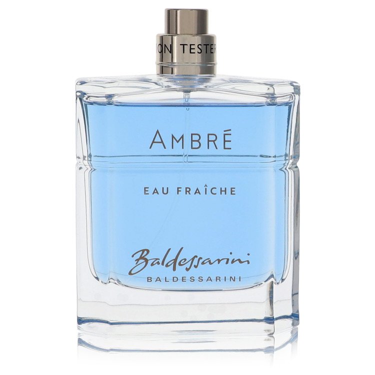 Baldessarini Ambre Eau Fraiche by Hugo Boss Eau De Toilette Spray (Tester) 3 oz for Men - Fragrance Spice