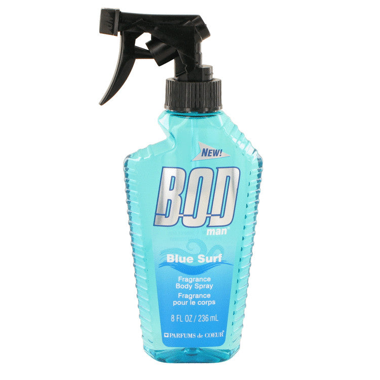 Bod Man Blue Surf by Parfums De Coeur Body Spray 8 oz for Men - Fragrance Spice