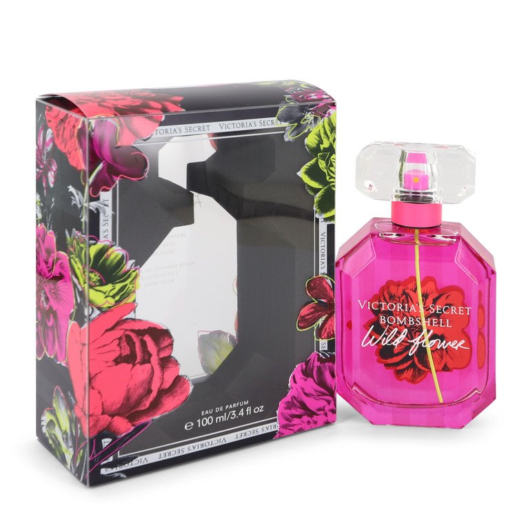Bombshell Wild Flower by Victoria's Secret Eau De Parfum Spray 3.4 oz for Women - Fragrance Spice
