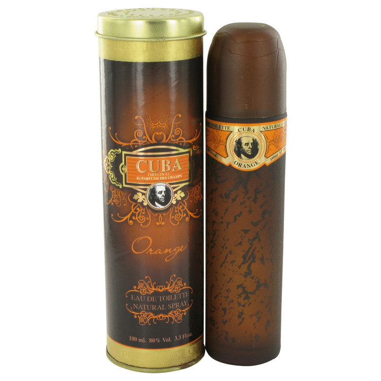 CUBA ORANGE by Fragluxe Eau De Toilette Spray 3.4 oz for Men - Fragrance Spice