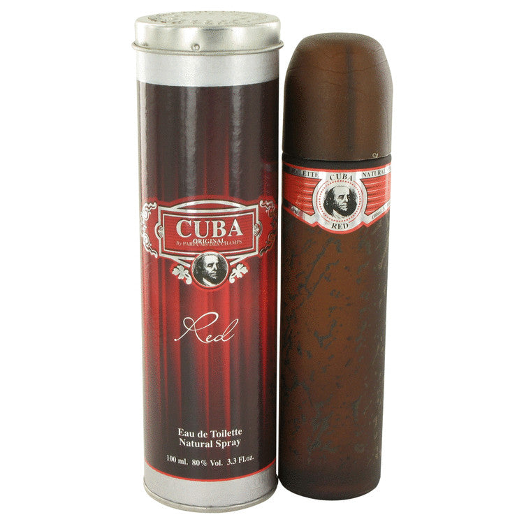 CUBA RED by Fragluxe Eau De Toilette Spray 3.4 oz for Men - Fragrance Spice