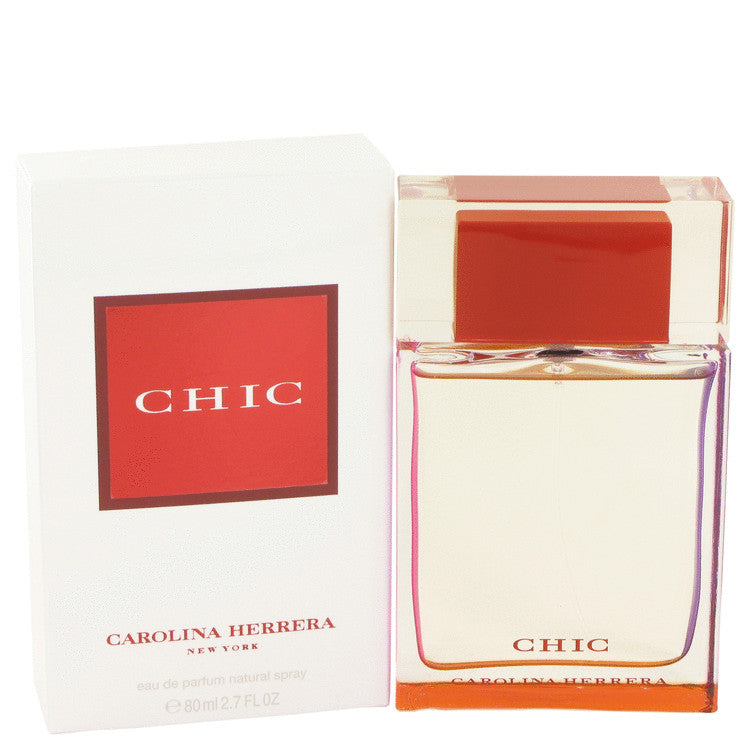 Chic by Carolina Herrera Eau De Parfum Spray 2.7 oz for Women - Fragrance Spice