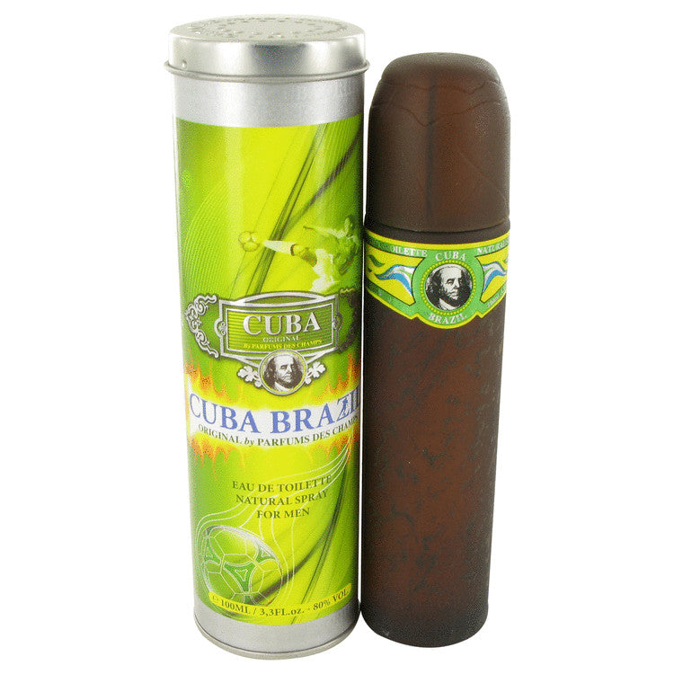Cuba Brazil by Fragluxe Eau De Toilette Spray 3.4 oz for Men - Fragrance Spice