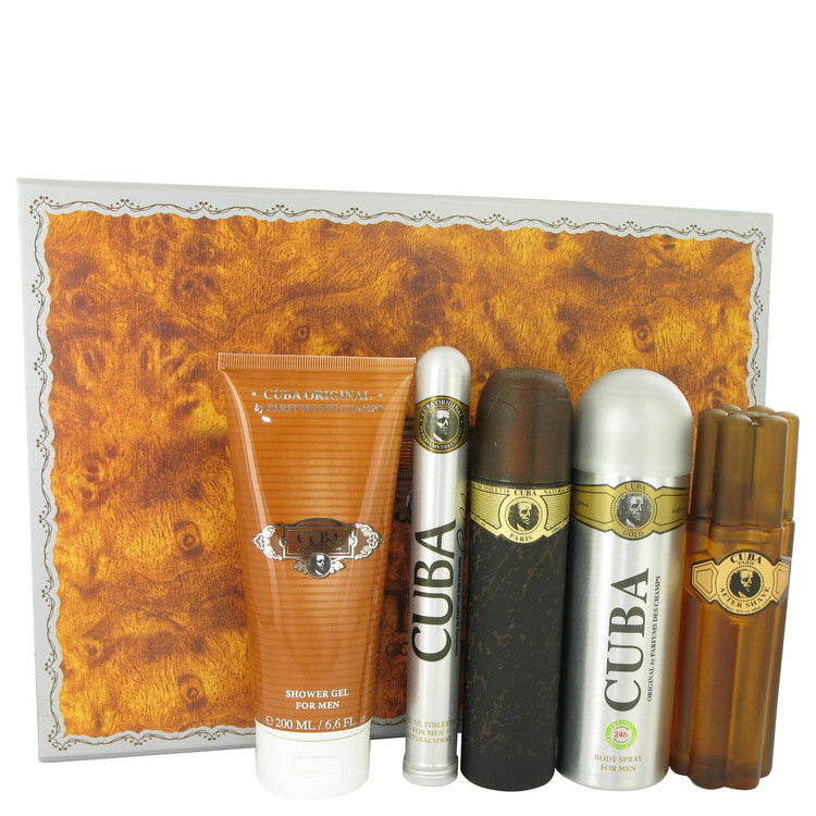 Cuba Gold by Fragluxe Gift Set Cuba Gold by Fragluxe Gift Set for Men for Men - Fragrance Spice
