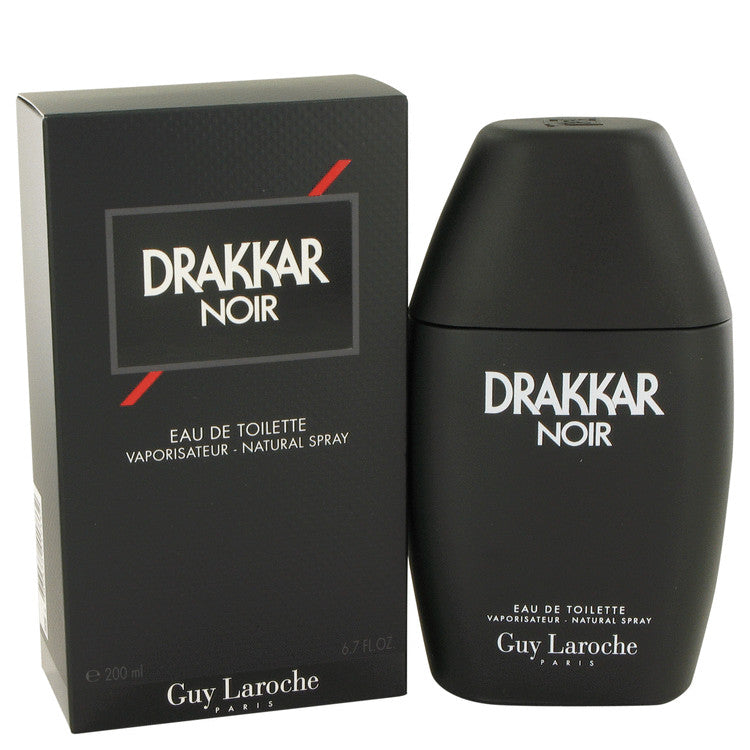 DRAKKAR NOIR by Guy Laroche Eau De Toilette Spray 6.7 oz for Men - Fragrance Spice