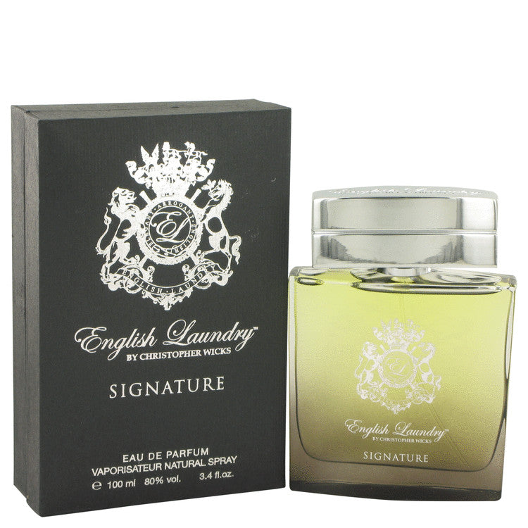 English Laundry Signature by English Laundry Eau De Parfum Spray 3.4 oz for Men - Fragrance Spice