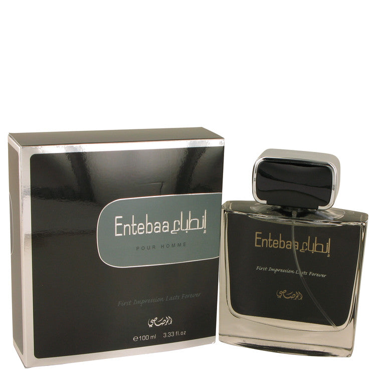Entebaa by Rasasi Eau De Parfum Spray 3.33 oz for Men - Fragrance Spice