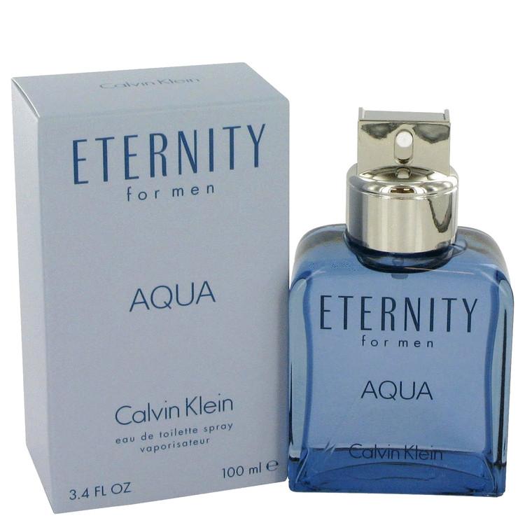 Eternity Aqua by Calvin Klein Mini EDT Spray .67 oz - Fragrance Spice