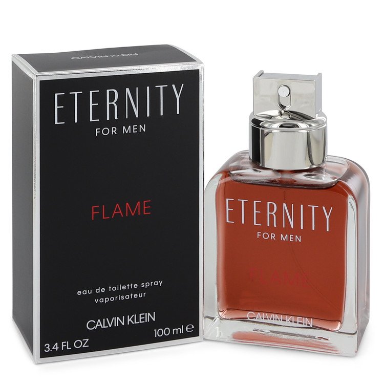 Eternity Flame by Calvin Klein Eau De Toilette Spray 3.4 oz for Men - Fragrance Spice