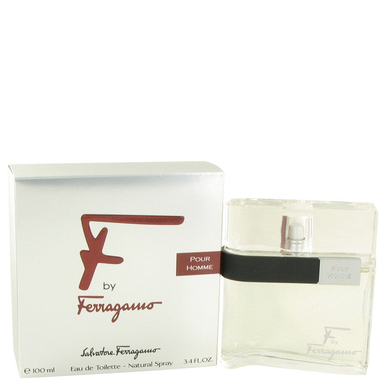 F by Salvatore Ferragamo Eau De Toilette Spray 3.4 oz for Men - Fragrance Spice