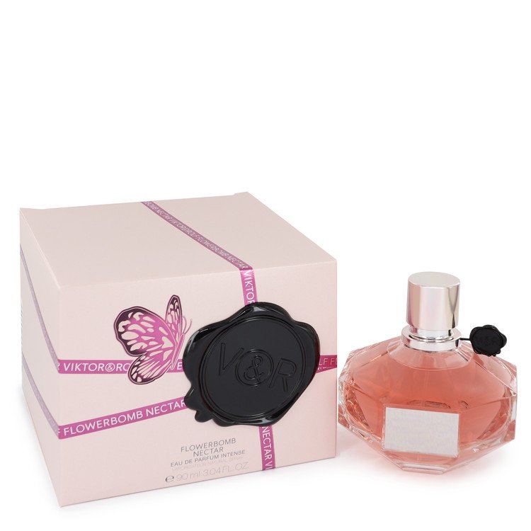 Flowerbomb Nectar by Viktor & Rolf Eau De Parfum Spray 3.04 oz for Women - Fragrance Spice