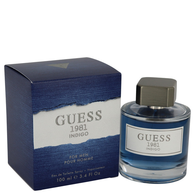 Guess 1981 Indigo by Guess Eau De Toilette Spray 3.4 oz for Men - Fragrance Spice