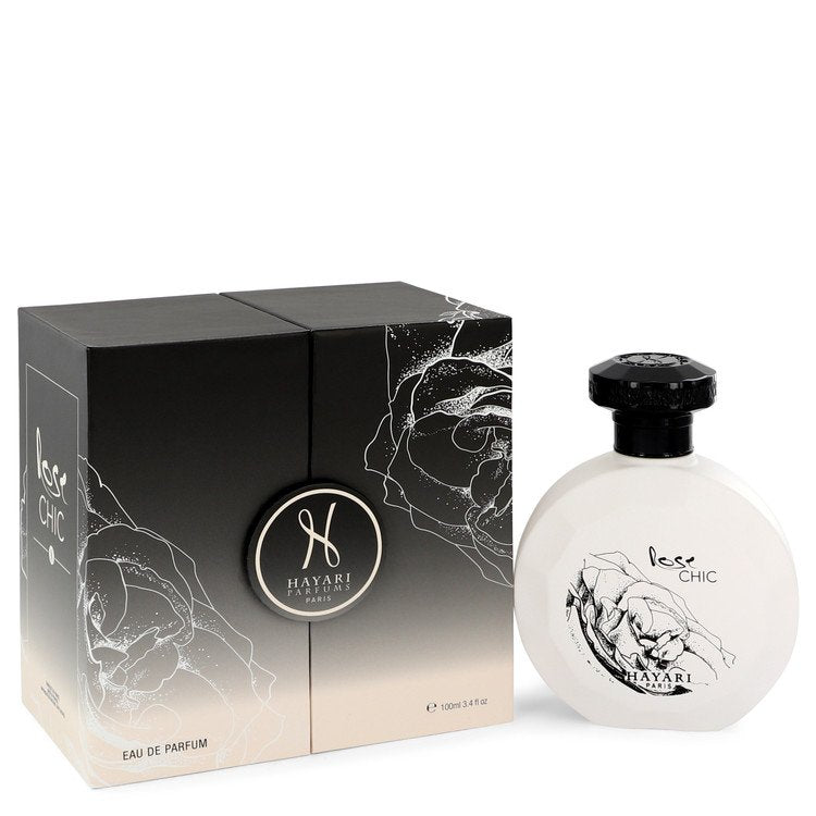 Hayari Rose Chic by Hayari Eau De Parfum Spray (Unisex) 3.4 oz for Women - Fragrance Spice