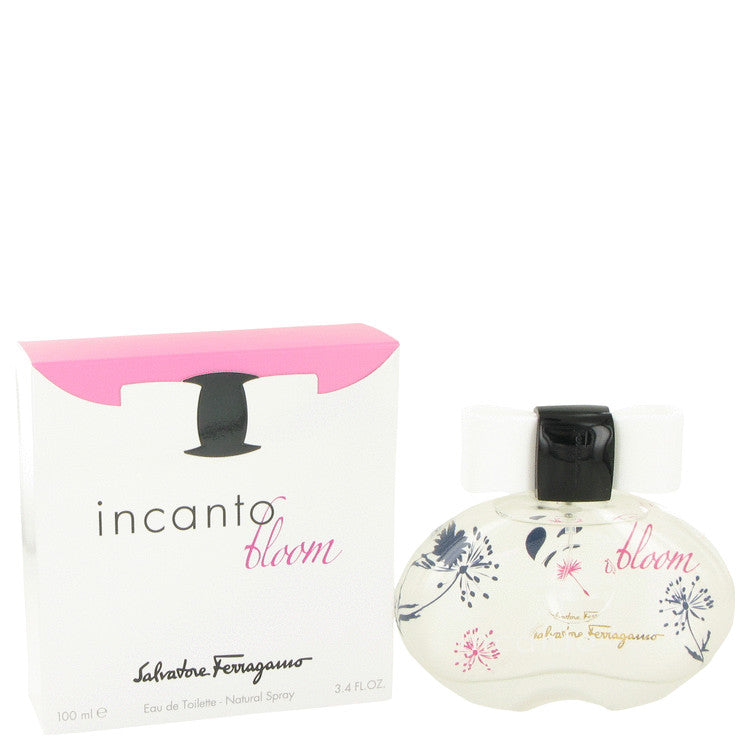 Incanto Bloom by Salvatore Ferragamo Eau De Toilette Spray (New Packaging) 3.4 oz for Women - Fragrance Spice