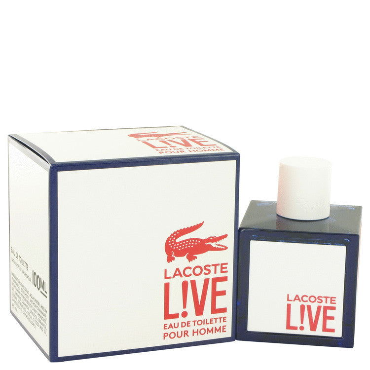 Lacoste Live by Lacoste Eau De Toilette Spray 3.4 oz for Men - Fragrance Spice