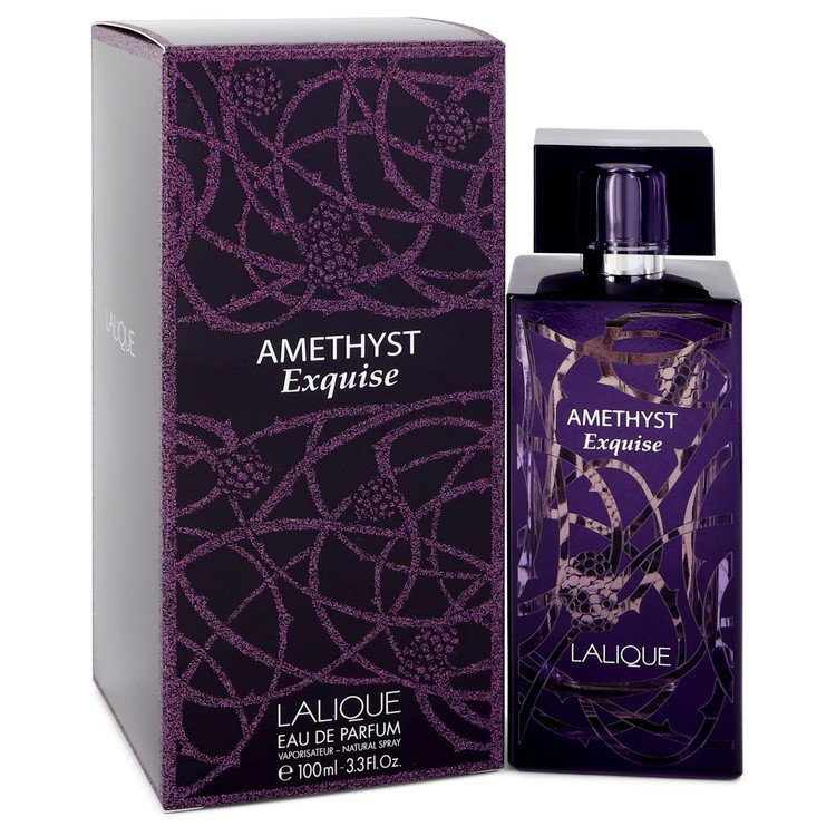 Lalique Amethyst Exquise by Lalique Eau De Parfum Spray 3.3 oz for Women - Fragrance Spice