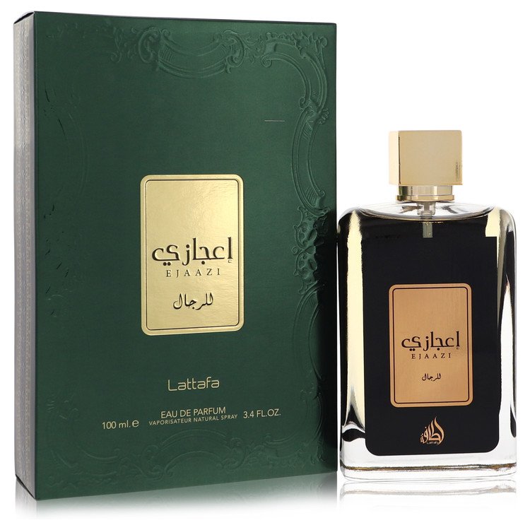 Lattafa Ejaazi by Lattafa Eau De Parfum Spray (Unisex) 3.4 oz for Men - Fragrance Spice