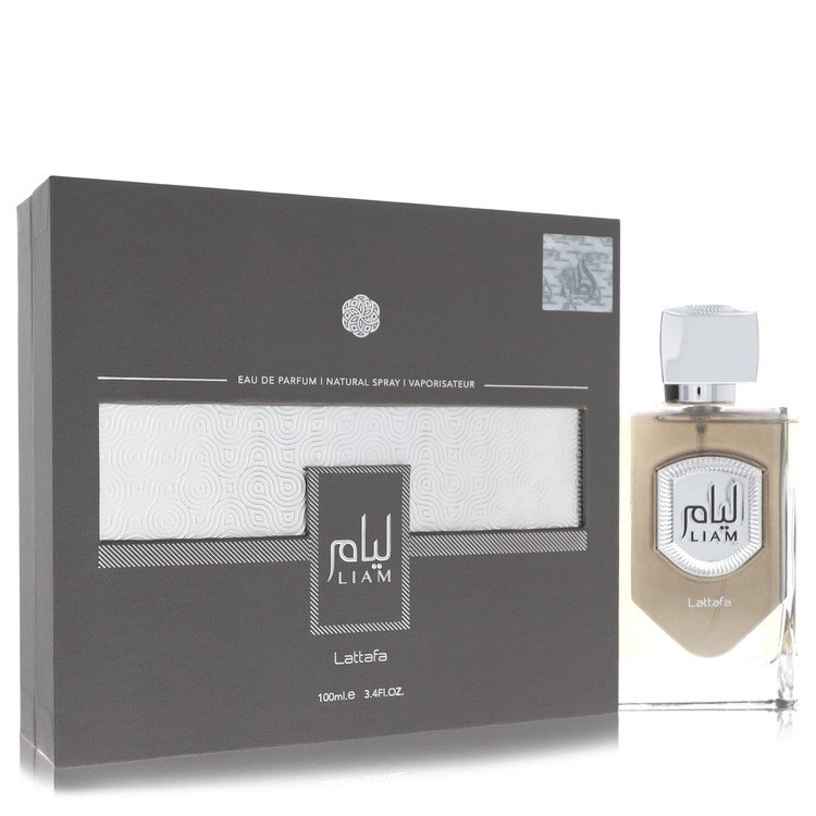 Lattafa Liam Grey by Lattafa Eau De Parfum Spray (Unisex) 3.4 oz for Men - Fragrance Spice
