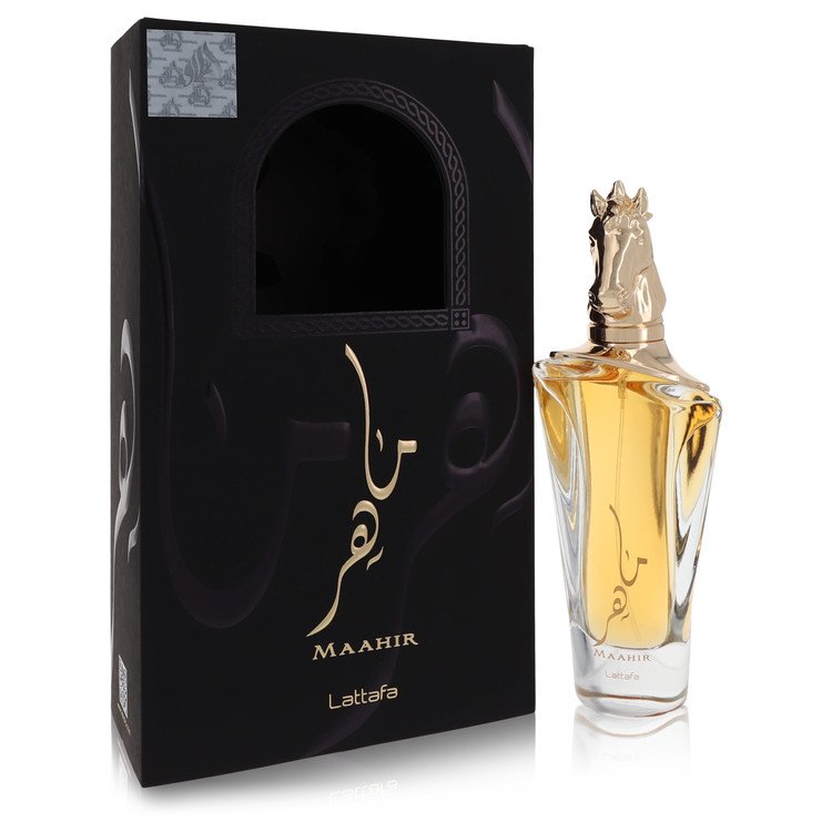 Maahir by Lattafa Eau De Parfum Spray (Unisex) 3.4 oz for Women - Fragrance Spice