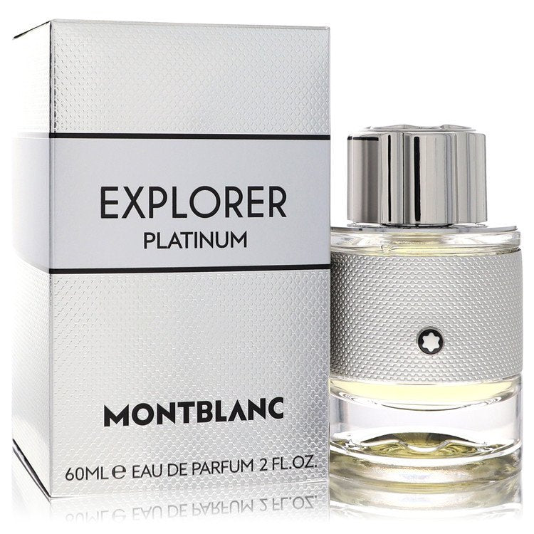Montblanc Explorer Platinum by Mont Blanc Eau De Parfum Spray 2 oz for Men - Fragrance Spice