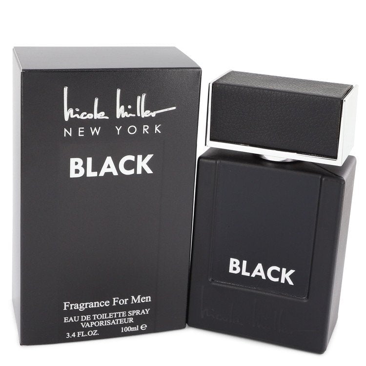 Nicole Miller Black by Nicole Miller Eau De Toilette Spray 3.4 oz for Men - Fragrance Spice