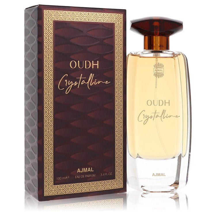 Oudh Crystalline by Ajmal Eau De Parfum Spray 3.4 oz for Women - Fragrance Spice