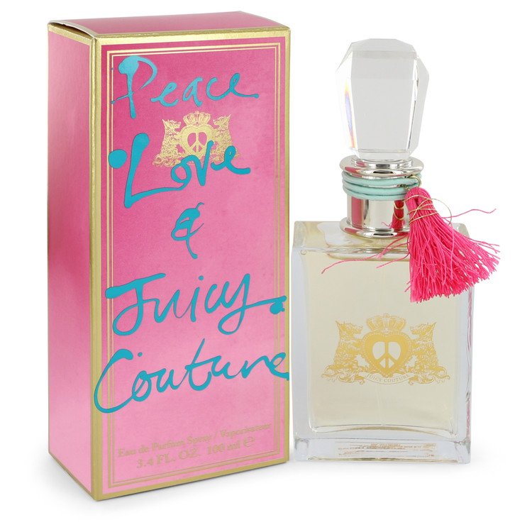 Peace Love & Juicy Couture by Juicy Couture Eau De Parfum Spray 3.4 oz for Women - Fragrance Spice